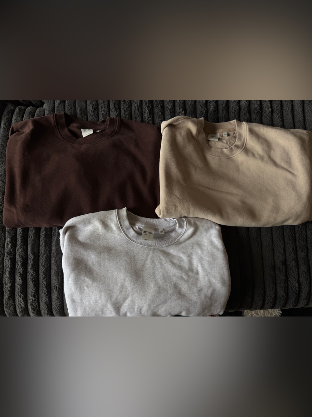 Aritzia Perfect Crewneck Sweatshirt Set